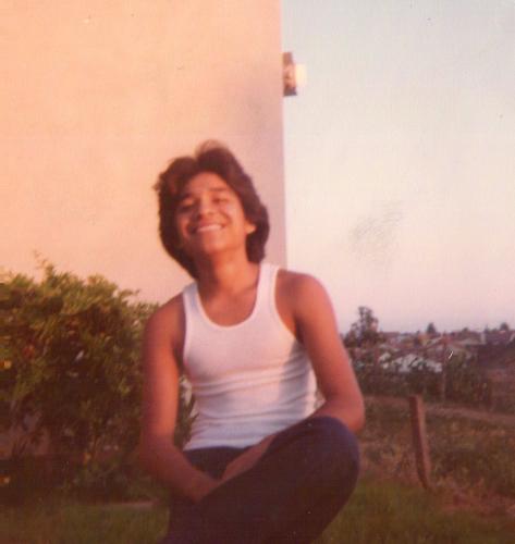 I love this picture, Vincent smiling, he was about 17yrs old.